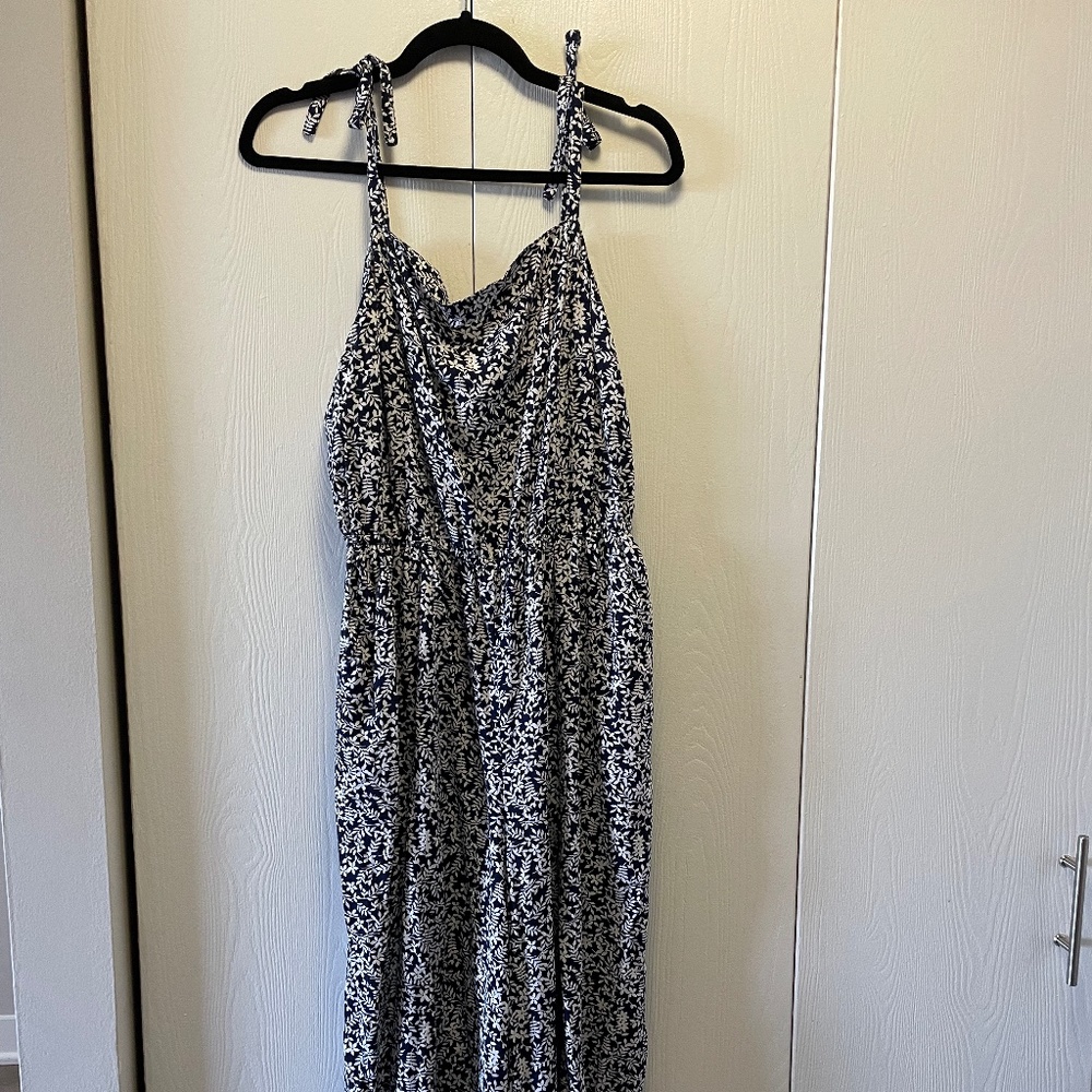 GAP Women's Cami Jumpsuit, Navy Floral, New with Tags